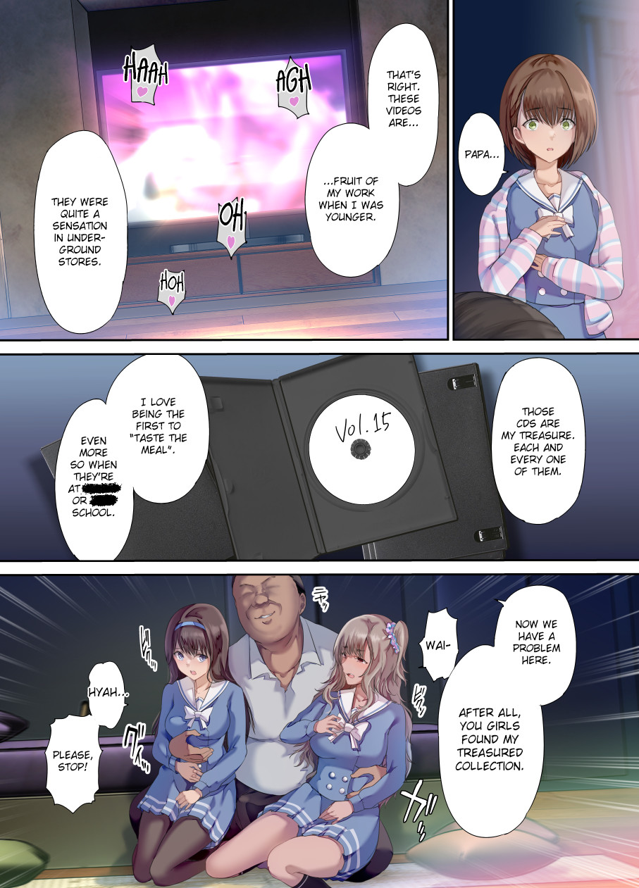 Hentai Manga Comic-Daddy's Bedroom Is a Hangout For His Daughter's Friends-Read-10